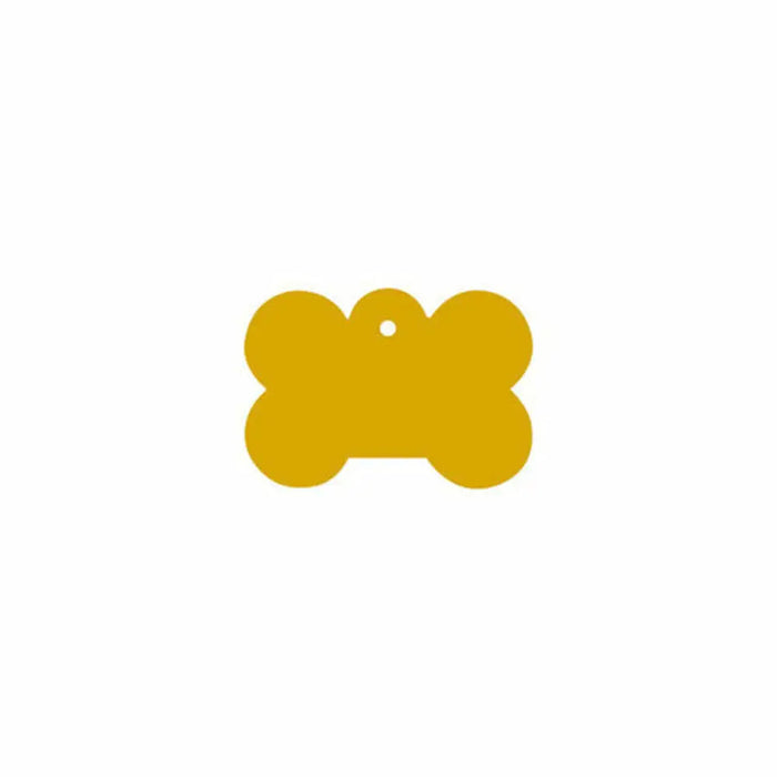 Identification plate Imarc Bone Yellow Golden - Домашни Животни<<<Дом Градина<<<BigBuy&&&Пътуване и разходки<<<Домашни