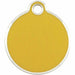 Identification plate Imarc Circle Yellow Golden - Домашни Животни<<<Дом Градина<<<BigBuy&&&Пътуване и