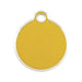 Identification plate Imarc Circle Yellow Golden - Домашни Животни<<<Дом Градина<<<BigBuy&&&Пътуване и