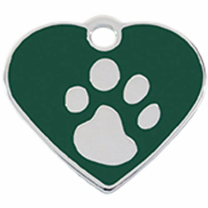 Identification plate Imarc Heart Green Silver - Домашни Животни<<<Дом Градина<<<BigBuy&&&Пътуване и разходки<<<Домашни
