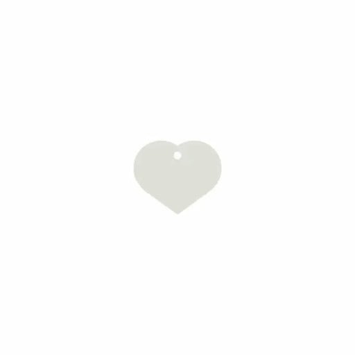 Identification plate Imarc Heart White - Домашни Животни<<<Дом Градина<<<BigBuy&&&Пътуване и разходки<<<Домашни