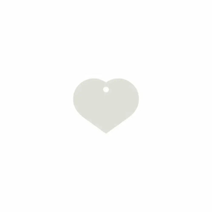 Identification plate Imarc Heart White - Домашни Животни<<<Дом Градина<<<BigBuy&&&Пътуване и разходки<<<Домашни
