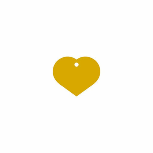 Identification plate Imarc Heart Yellow Golden - Домашни Животни<<<Дом Градина<<<BigBuy&&&Пътуване и разходки<<<Домашни