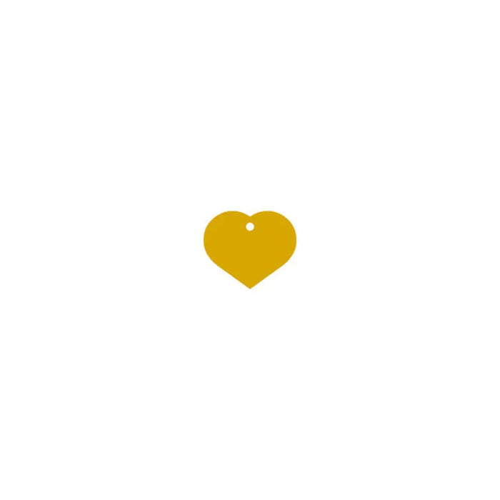 Identification plate Imarc Heart Yellow Golden - Домашни Животни<<<Дом Градина<<<BigBuy&&&Пътуване и разходки<<<Домашни