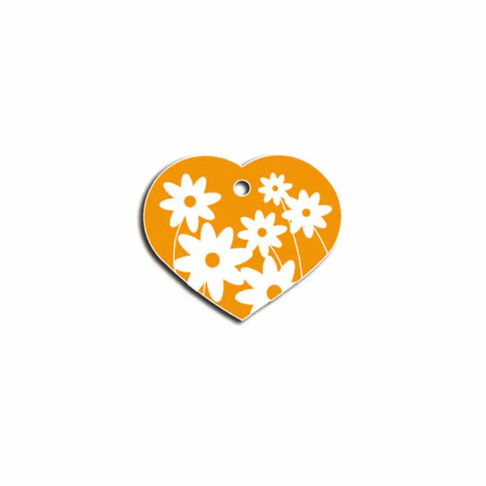 Identification plate Imarc Heart Yellow Orange - Домашни Животни<<<Дом Градина<<<BigBuy&&&Пътуване и разходки<<<Домашни
