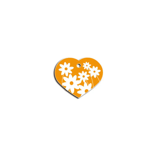 Identification plate Imarc Heart Yellow Orange - Домашни Животни<<<Дом Градина<<<BigBuy&&&Пътуване и разходки<<<Домашни