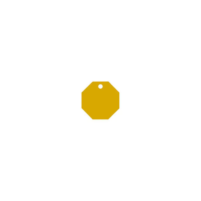 Identification plate Imarc STOP Yellow Golden - Домашни Животни<<<Дом Градина<<<BigBuy&&&Пътуване и разходки<<<Домашни