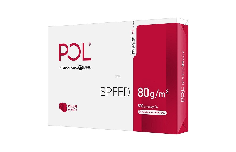 Printer Paper POL International Paper Speed White A4 500 Sheets