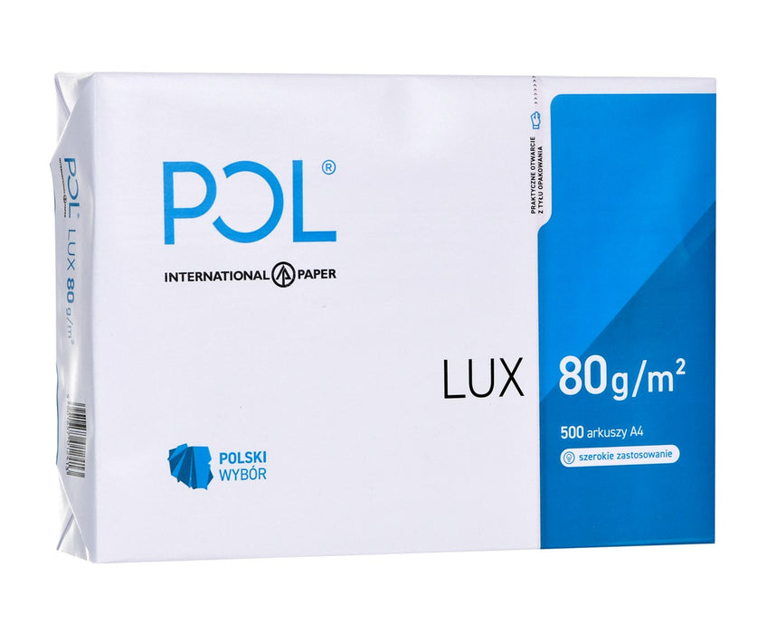 Printer Paper POL International Paper Lux White A4 500 Sheets