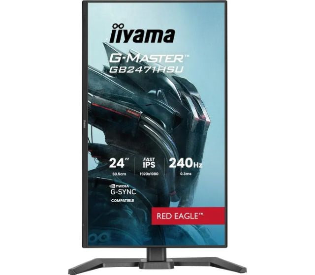 iiyama G-MASTER GB2471HSU-B1 computer monitor 60.5 cm (23.8") 1920 x 1080 pixels Full HD Black