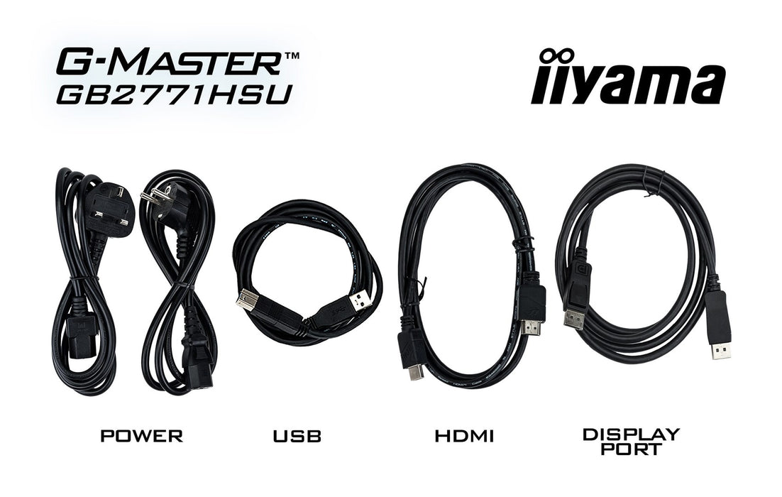 iiyama G-MASTER GB2771HSU-B1 computer monitor 68.6 cm (27") 1920 x 1080 pixels Full HD Black
