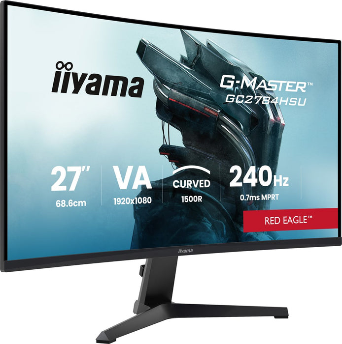 iiyama G-MASTER GC2784HSU-B1 computer monitor 68.6 cm (27") 1920 x 1080 pixels Full HD LCD Black