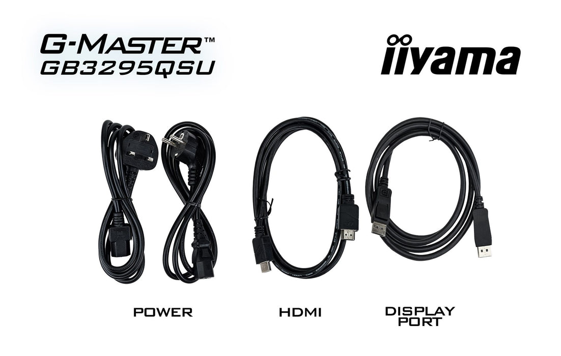 iiyama G-MASTER GB3295QSU-B1 computer monitor 80 cm (31.5") 2560 x 1440 pixels Quad HD LED Black