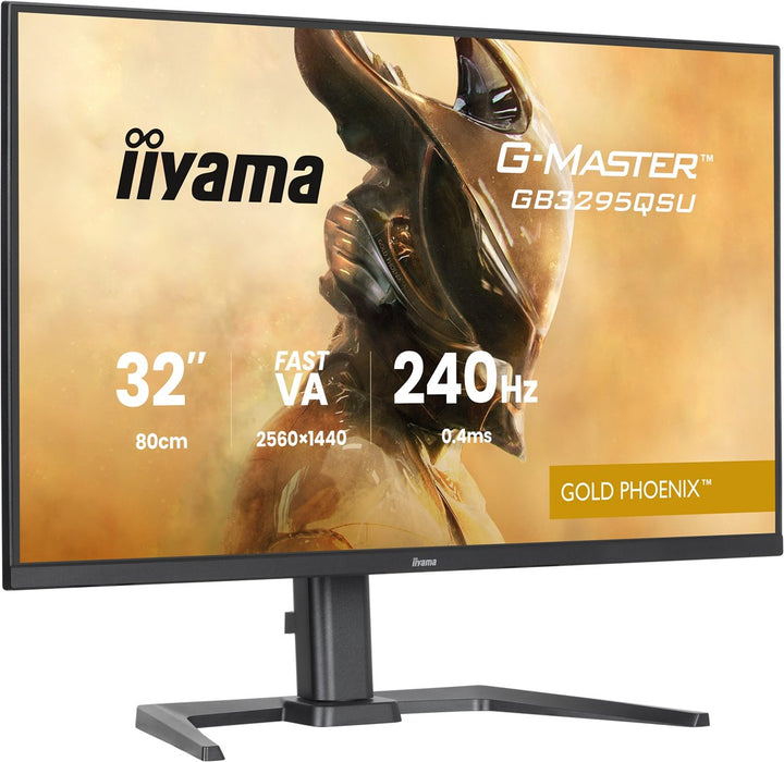 iiyama G-MASTER GB3295QSU-B1 computer monitor 80 cm (31.5") 2560 x 1440 pixels Quad HD LED Black