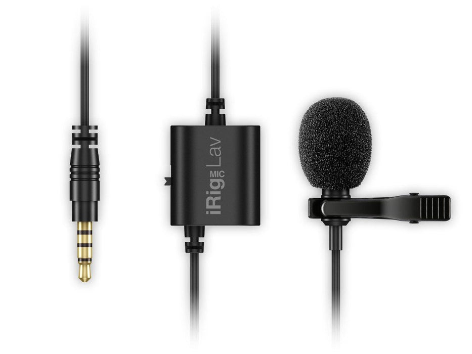 IK Multimedia iRig Mic Lav Black Clip-on microphone - MicrophonesMIS-MIK<<<Microphones and headphonesMIS<<<ActionPL