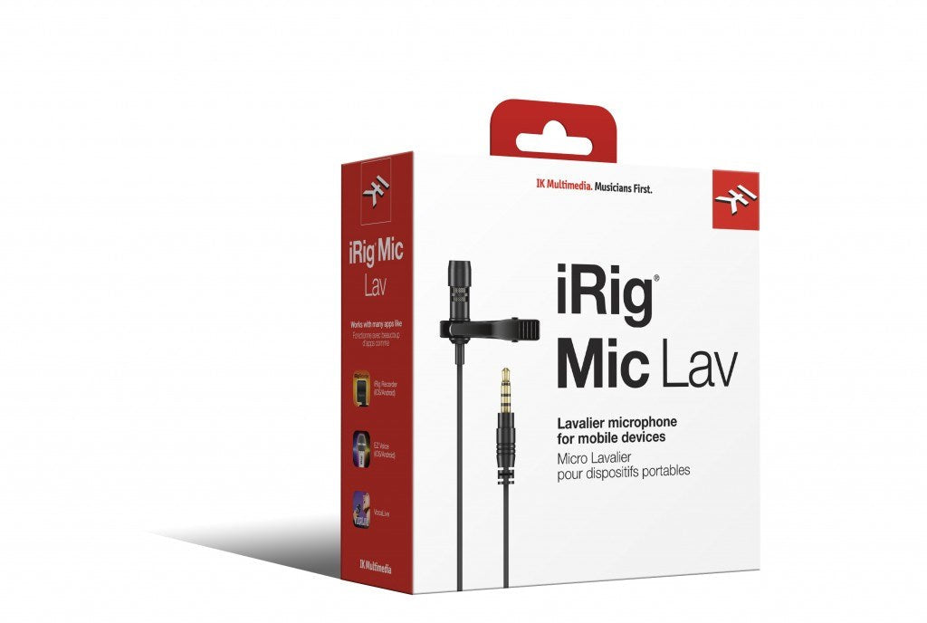 IK Multimedia iRig Mic Lav Black Clip-on microphone - MicrophonesMIS-MIK<<<Microphones and headphonesMIS<<<ActionPL