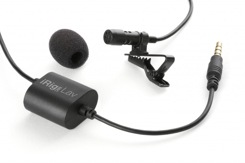 IK Multimedia iRig Mic Lav Black Clip-on microphone - MicrophonesMIS-MIK<<<Microphones and headphonesMIS<<<ActionPL