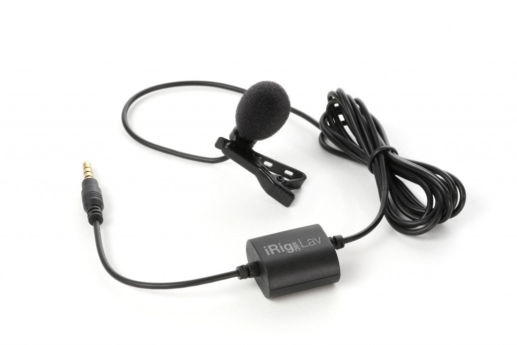 IK Multimedia iRig Mic Lav Black Clip-on microphone - MicrophonesMIS-MIK<<<Microphones and headphonesMIS<<<ActionPL