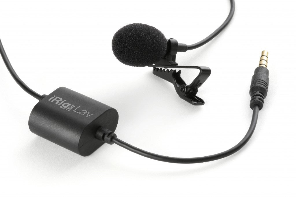 IK Multimedia iRig Mic Lav Black Clip-on microphone