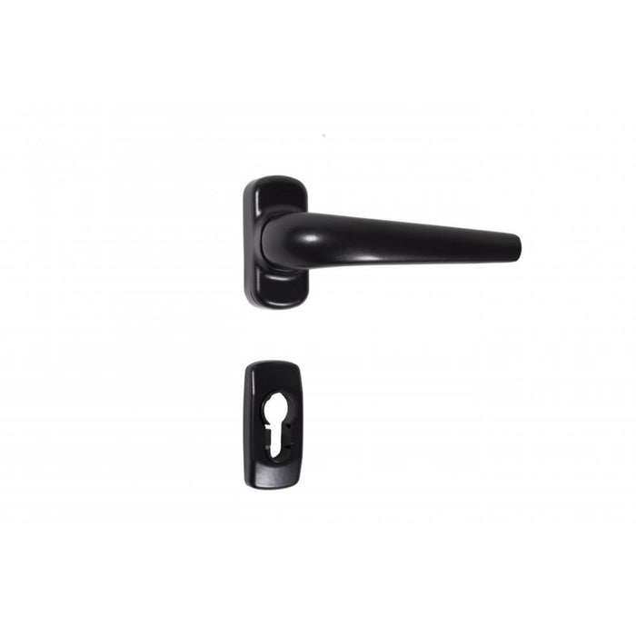 ALUMINUM DOOR HANDLE BLACK