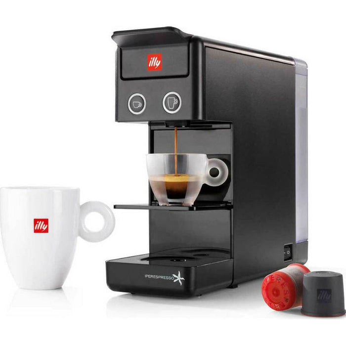Coffee machine with capsules ILLY Y3 BLACK 19.00 bar, 1000.00 ml, BLACK