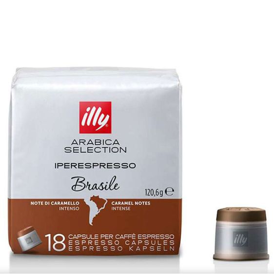 Coffee capsules ILLY iperEspresso Brazil - 18 pieces