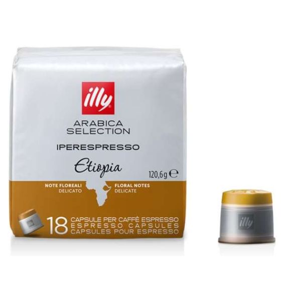 Coffee capsules ILLY iperEspresso Arabica Selection Ethiopia - 18 pieces