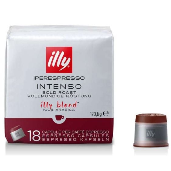 Coffee capsules ILLY iperEspresso Intenso Cube - 18 pieces