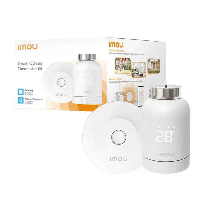 IMOU KIT-TRV1-EU-2 ZigBee thermostatic head kit with 6 adapters and gateway - Thermostatic heads<<<Heating