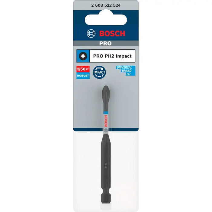 IMPACT BIT PH2 90 MM BOSCH PRO IMPACT - Битове и накрайници<<<Консумативи за електроинструменти<<<Инструменти и