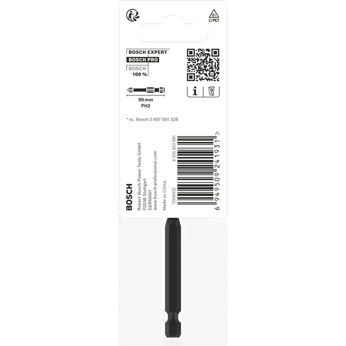 IMPACT BIT PH2 90 MM BOSCH PRO IMPACT - Битове и накрайници<<<Консумативи за електроинструменти<<<Инструменти и
