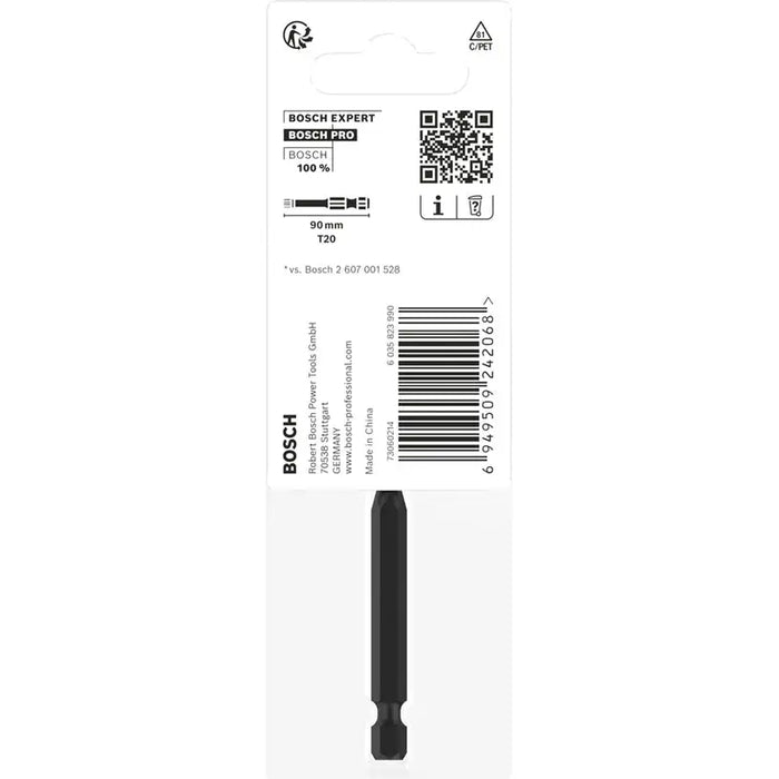 IMPACT BIT T20 90 MM BOSCH PRO IMPACT - Битове и накрайници<<<Консумативи за електроинструменти<<<Инструменти и