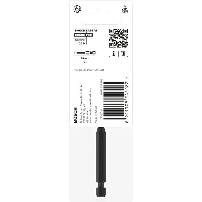 IMPACT BIT T30 90 MM BOSCH PRO IMPACT - Битове и накрайници<<<Консумативи за електроинструменти<<<Инструменти и