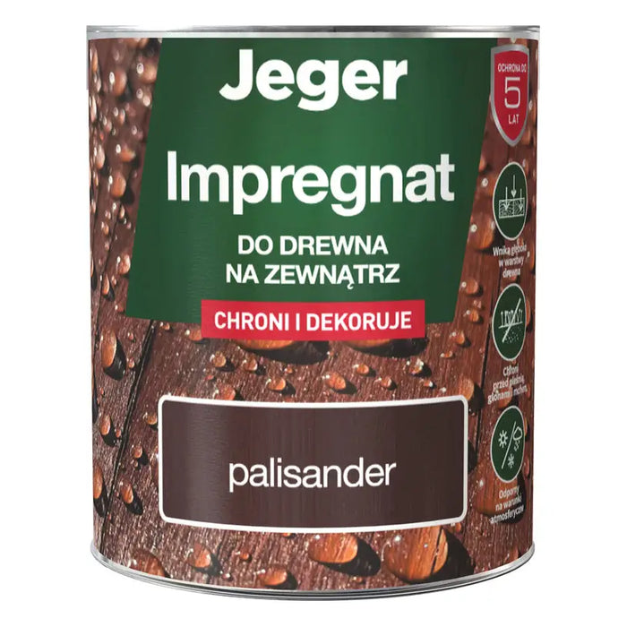IMPREGNANT FOR WOOD ROSEWOOD 700 ML JEGER - Импрегнанти<<<Лакове и импрегнанти за дърво<<<Бои и