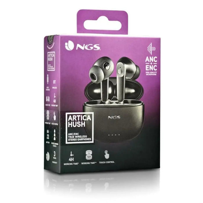 In-ear Bluetooth Headphones NGS ARTICAHUSH Black - Електроника Звук<<<Компютри| Електроника<<<BigBuy&&&Безжични