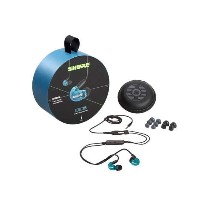In ear headphones Shure AONIC 215 Blue Black - Микрофони и слушалки<<<Електроника Периферни и резервни
