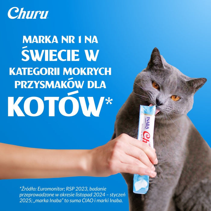 INABA Churu Chicken and tuna mix - cat treats - 80x14g