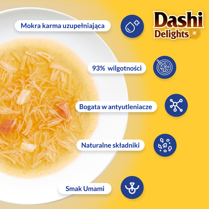 INABA CAT Dashi Delights Silky Broth Chicken with Cheese - treat for cats - 40g