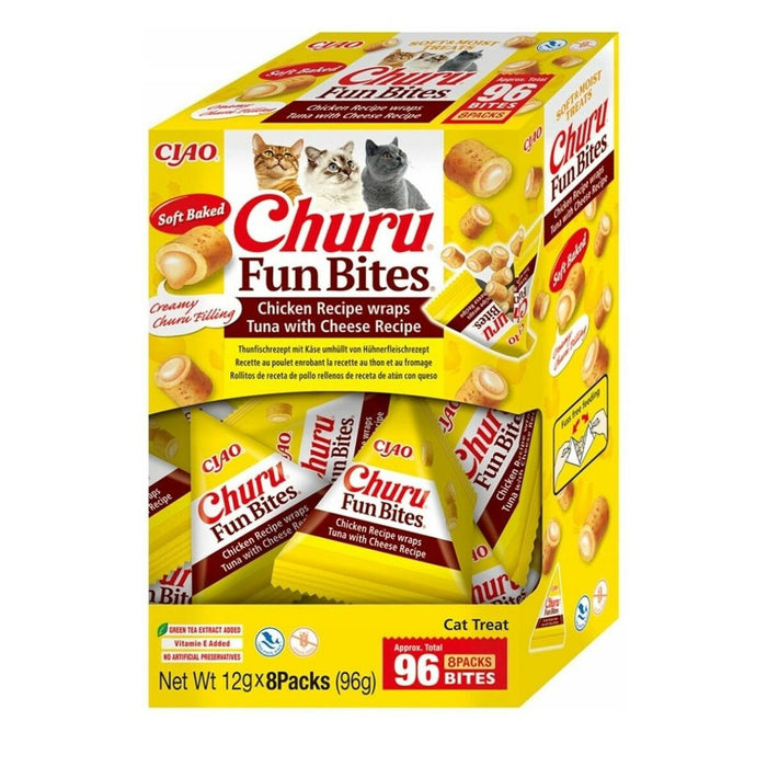 Snack for Cats Inaba Churu Fun Bites Chicken 8 x 12 g