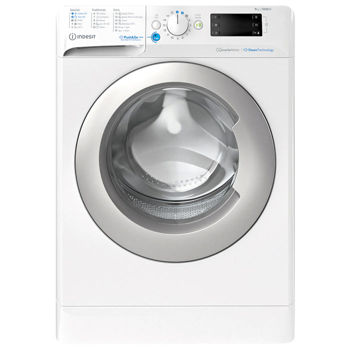 Indesit BWE 91496X WSV EE washing machine, 1400 rpm, 9.00 kg, A, White