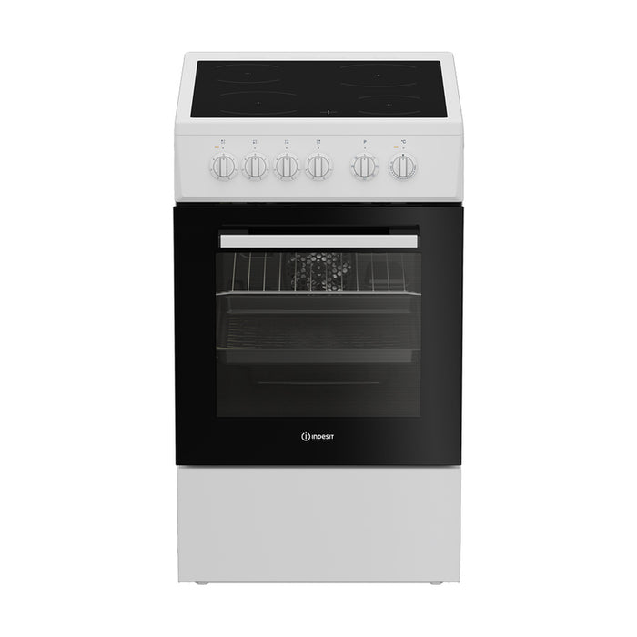Indesit I5V8PMW ceramic hob cooker