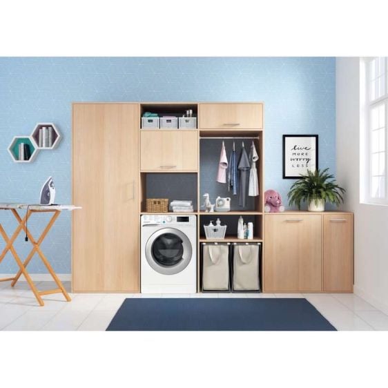 Washing machine with dryer INDESIT BDE 86436 WSV EE, 8/6 kg, 1400 rpm.