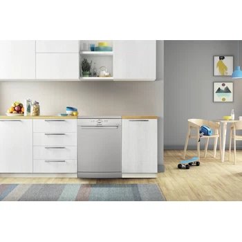 Dishwasher Indesit D2F HK26 S, 14 place settings, 600 W, mm, E