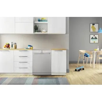 Dishwasher Indesit D2F HK26 S, 14 place settings, 600 W, mm, E