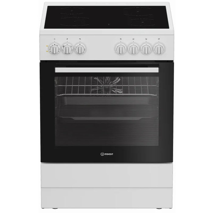 Indesit I6V5PMW ceramic hob cooker