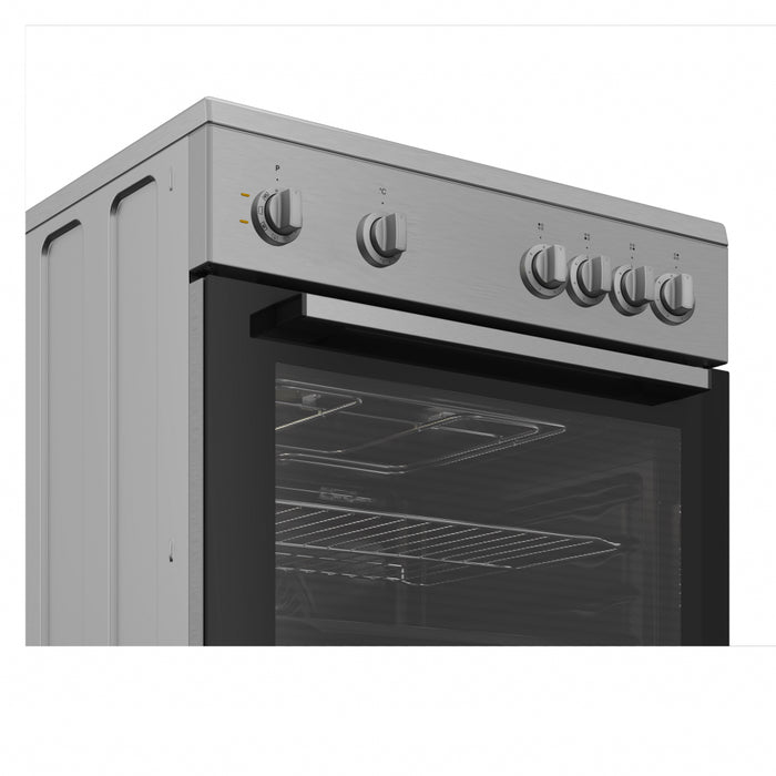 Indesit I6V8KMX ceramic hob cooker