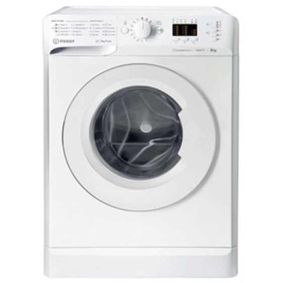 Washing machine INDESIT MTWA 91284 W EE, 9 kg, 1200 rpm.