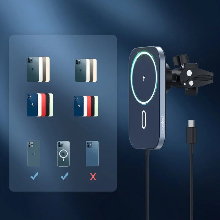 Inductive charger with handle Choetech T200-f (black) - Wireless chargers<<<Chargers<<<GSM