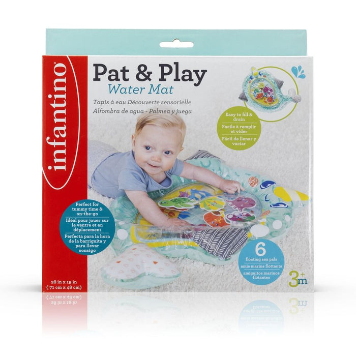 Inflatable Water Play Mat for Babies Infantino Sea Unicorn 71 x 48 cm