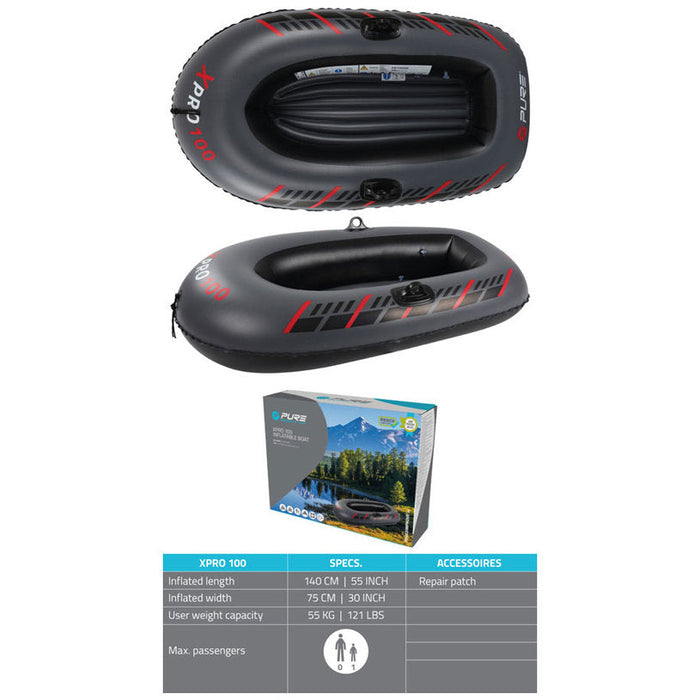 INFLATABLE BOAT 36X147X84CM XQMAX BX1980160 - Лодки Каяци и SUP<<<Къмпинг<<<Градина<<<Praktiker